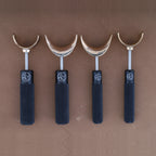 Leather Wranglers SK-3 swivel knives in Black, 3/8 and 1/2 inch barrels, flat and saddle yokes
