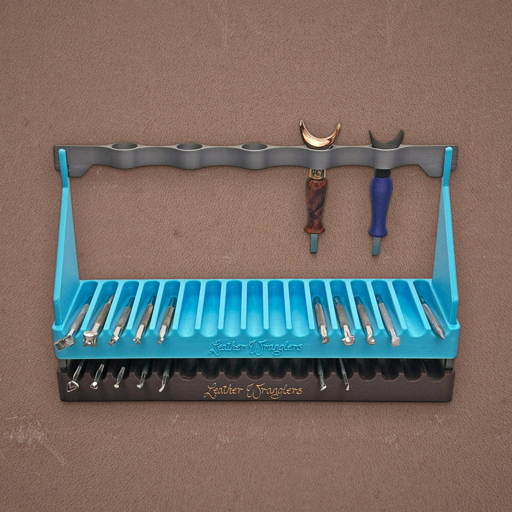 Tools Tray with Swivel Knife Rack